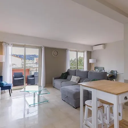 77 - Terrasse, Spacieux, Clim, Paisible Lejlighed Cannes